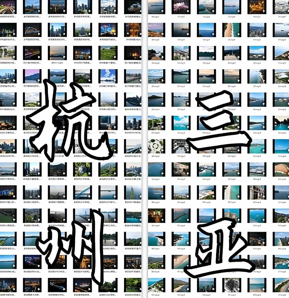 （19309期）热门全国旅游风景素材！4K全国旅游景点素材库，7250款素材，旅行达人城市航拍风景风光高清短视频-资源之家